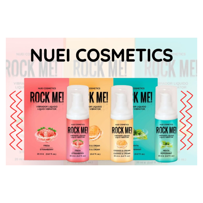 NUEI ROCK ME! VIBRADOR LÍQUIDO DE SABORES.